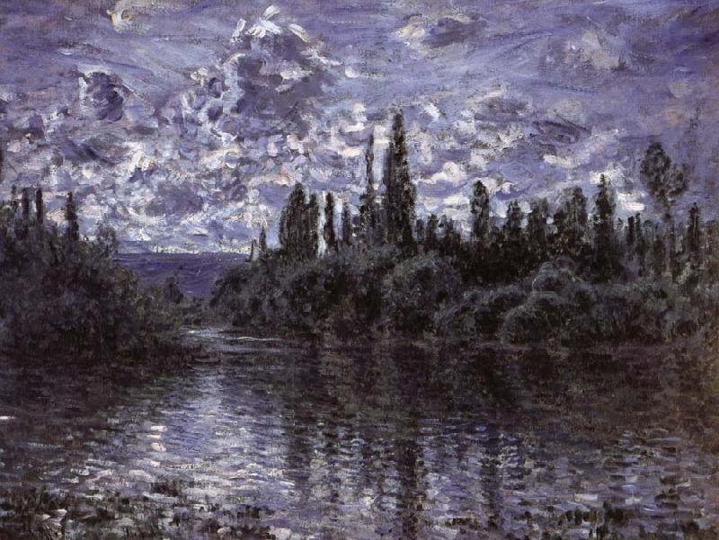 Claude Monet Bend in the Seine,near Vetheuil Sweden oil painting art